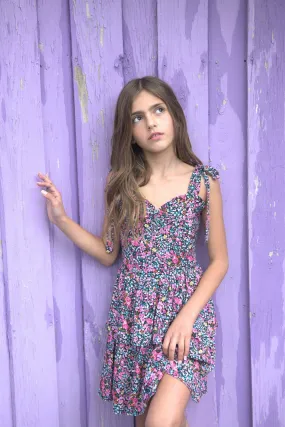 Tween Dresses |Bright Floral Mason Dress | Katie J NYC