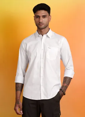 White Printed