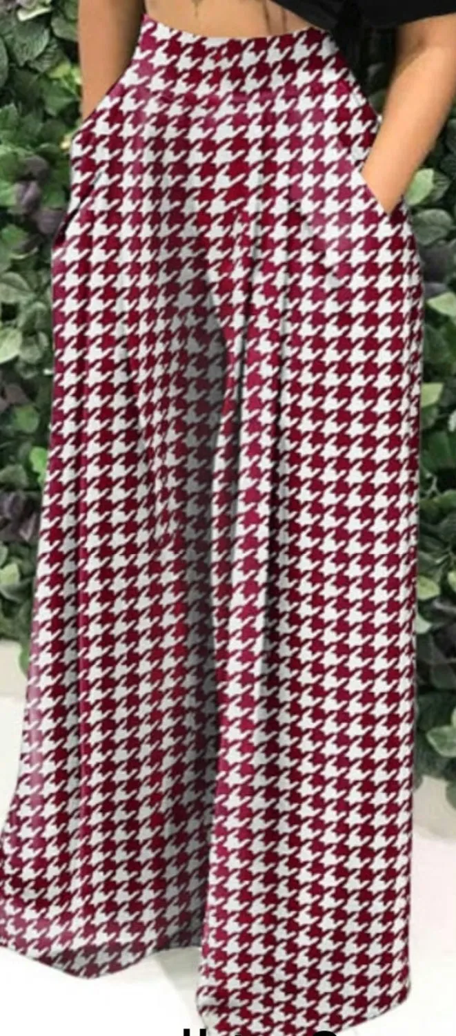 Wide leg pants
