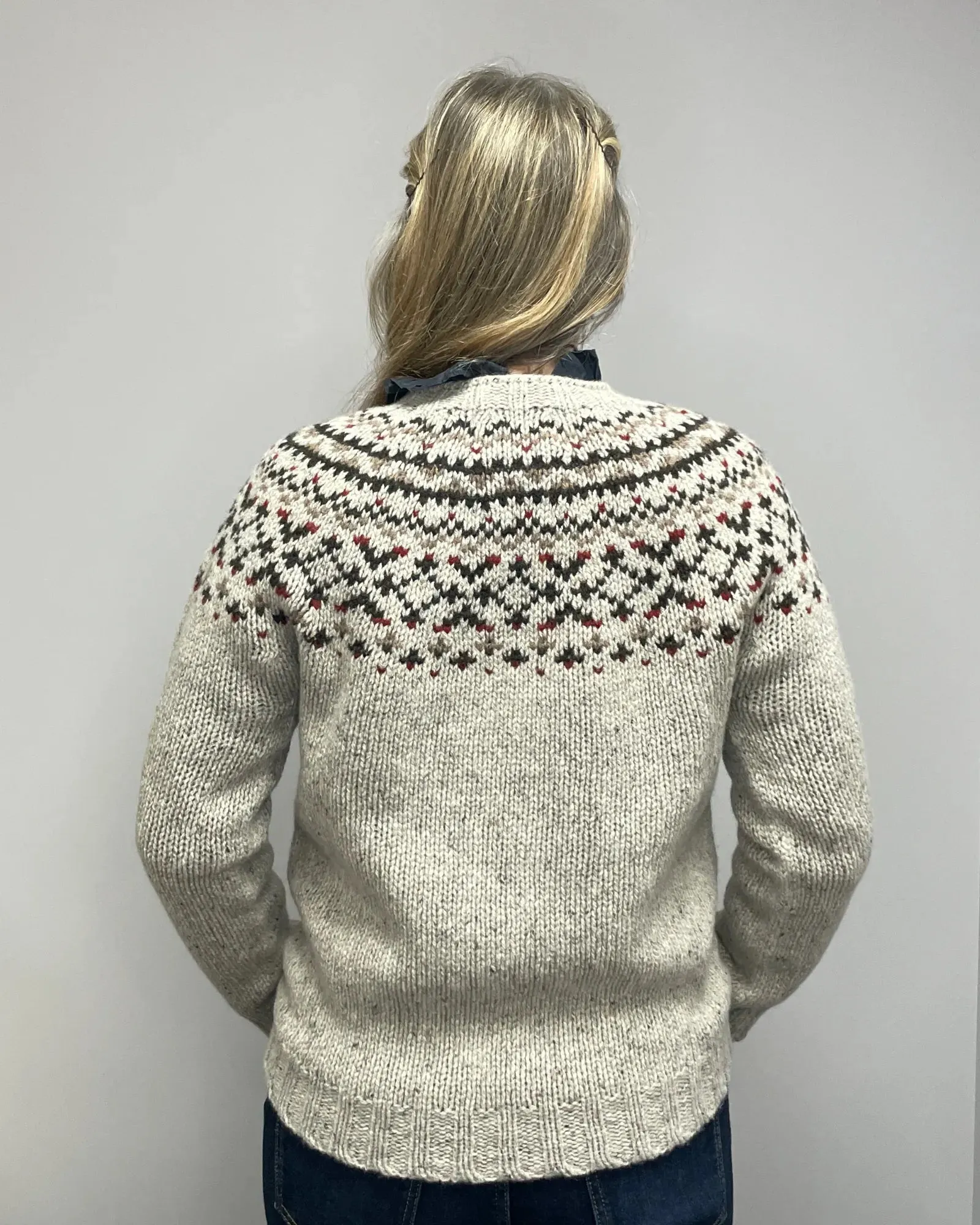 Women's Knitted Fair Isle Jumper (L5024/7) - Mull