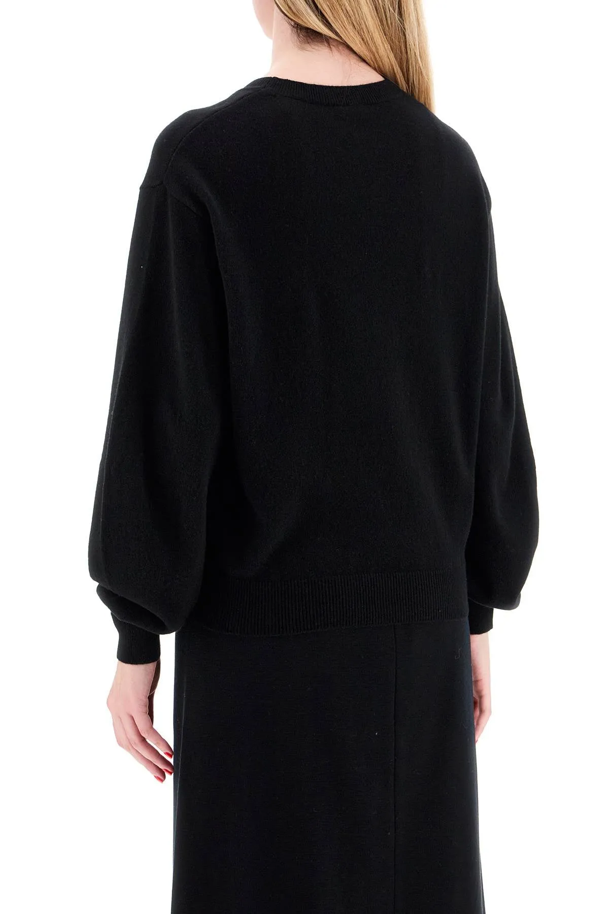 wool and cashmere blend pul 0183 NERO